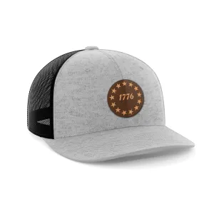 1776 Stars Leather Patch Hat