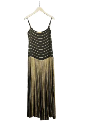 1970's Gucci Silk   Lamé Evening Gown