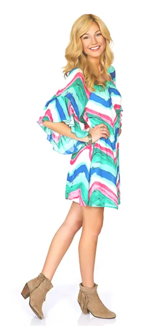 2 Tee Couture | Abstract Multi Colored Dress