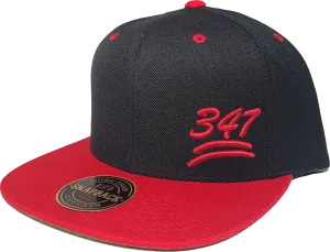 347 Keep It 100 Snapback Black Red