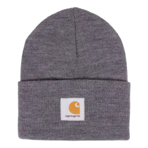 Acrylic Watch Hat 100% Acrylic Dark Grey Heather
