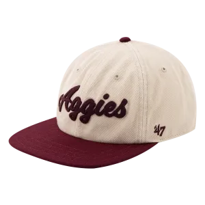 Aggies Maroon and Cream Snapback
