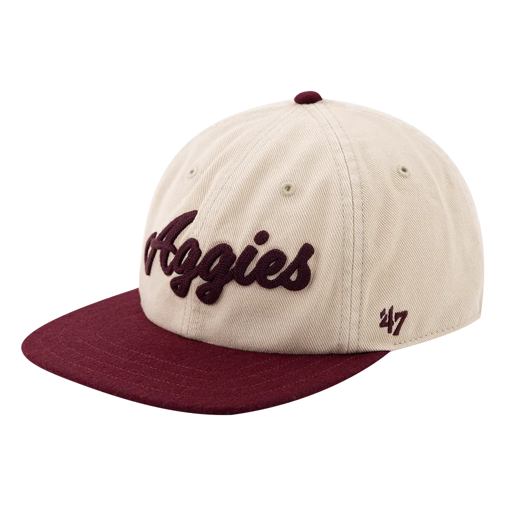 Aggies Maroon and Cream Snapback