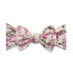 Baby Bling Bows Printed Knot: Cherry Blossom