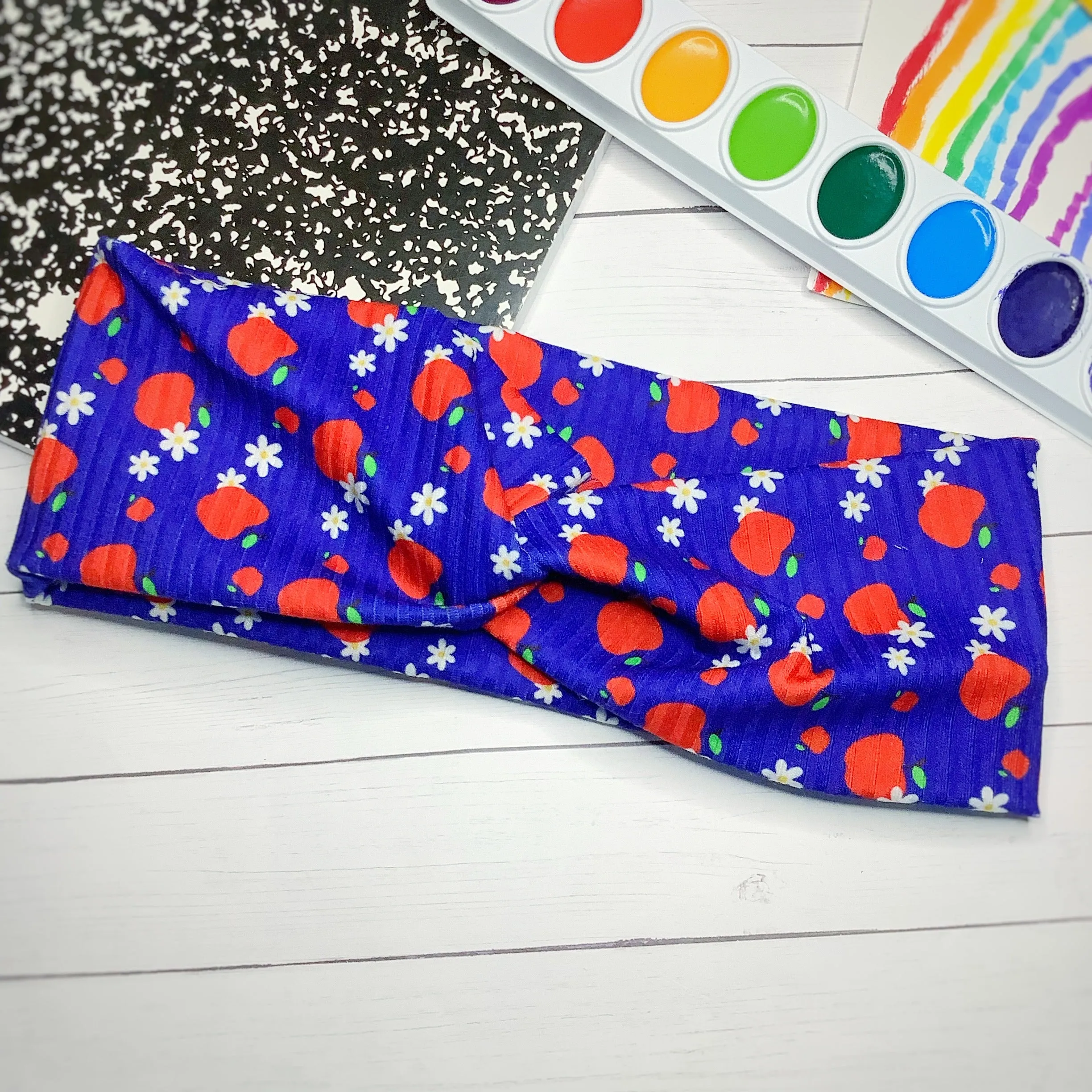 Back to School Soft Twist Headband Collection