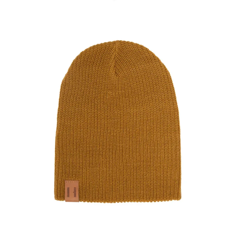 Beau Hudson Mustard Knit Beanie- FINAL SALE