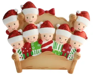 Bed Family (8) Decoration, Personalised Gift