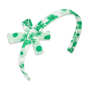Bliss Printed Headband -- Green Oopsie Dazee