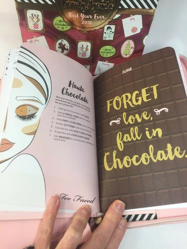 BNIB Too Faced Beauty Agenda Eyeshadow Palette  Best Year Ever Pristine