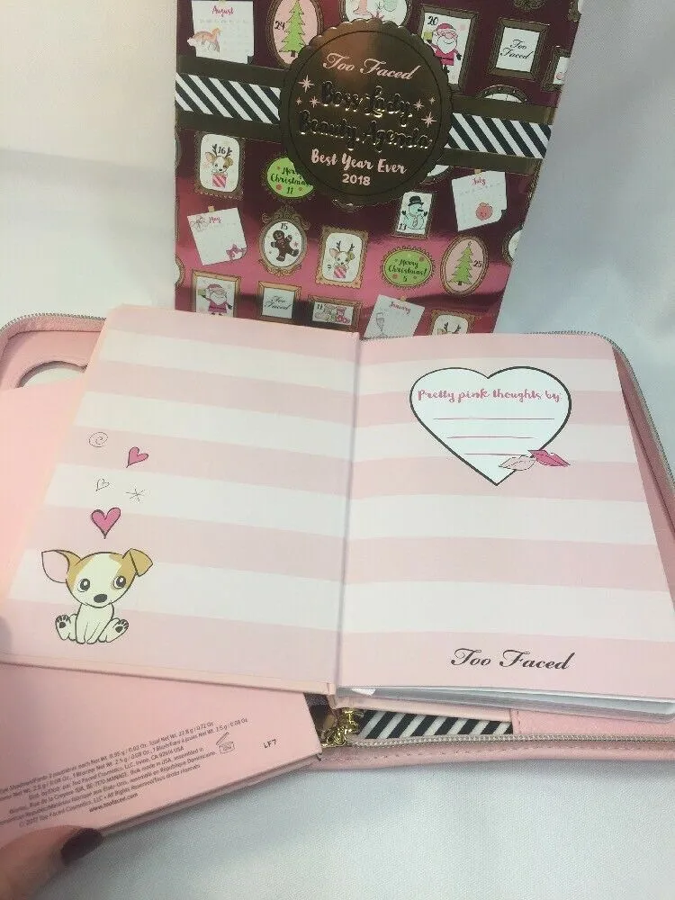 BNIB Too Faced Beauty Agenda Eyeshadow Palette  Best Year Ever Pristine