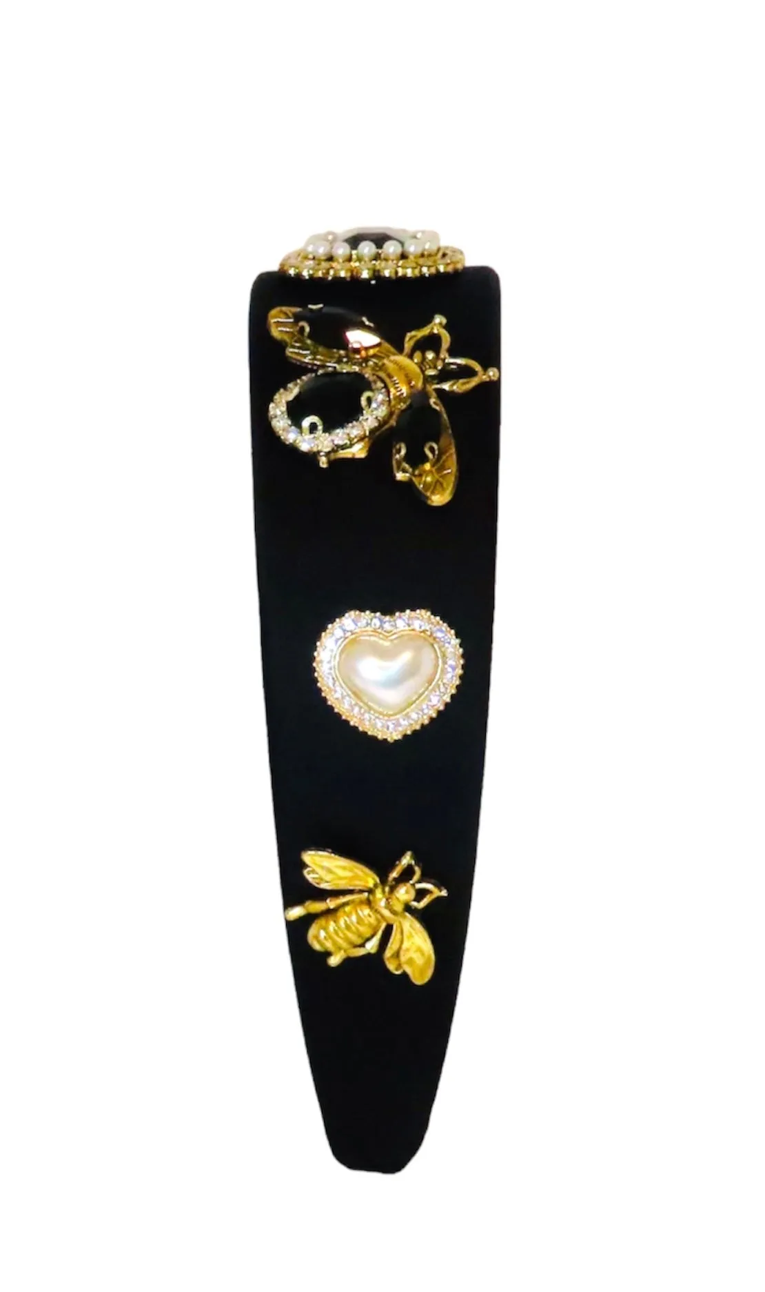 Bumble Bee Pearl Baroque Headband