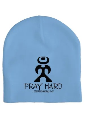 Carolina Blue Pray Hard Beanie