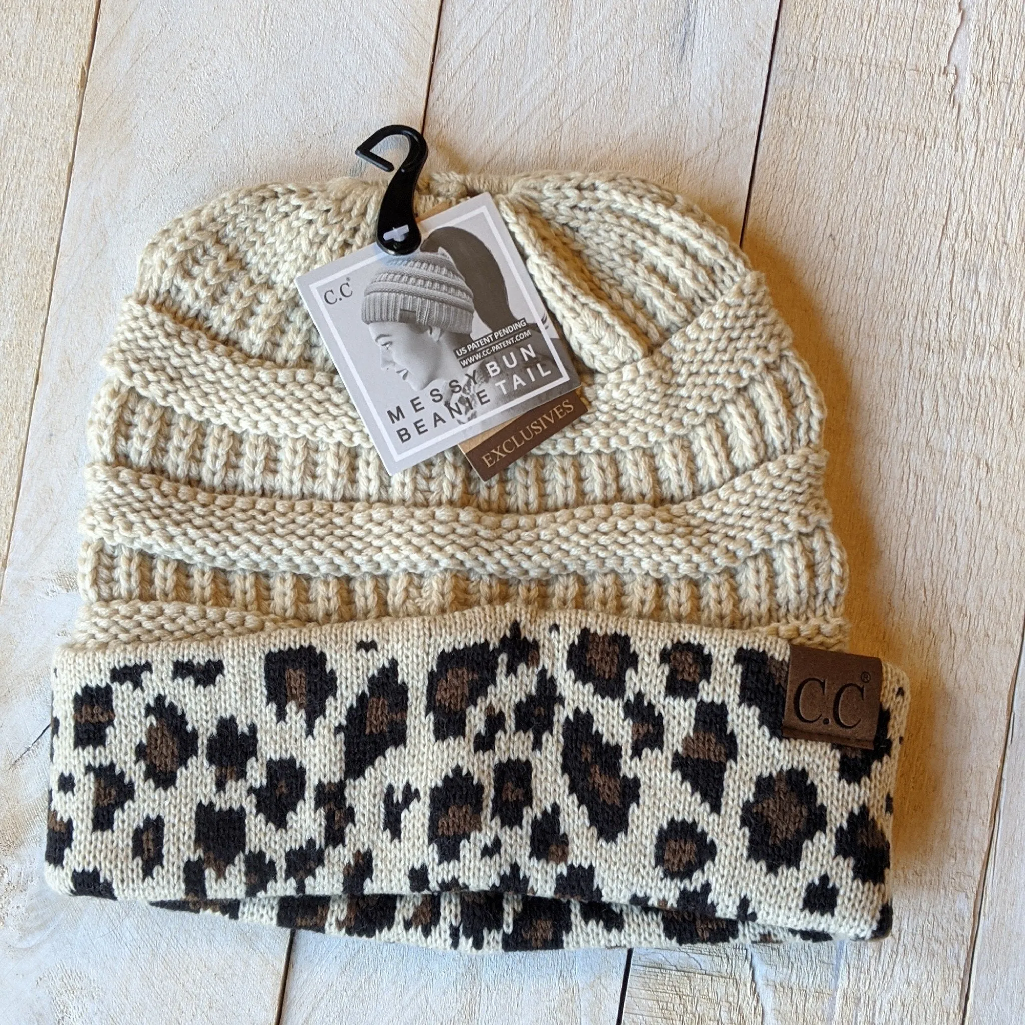 C.C Messy Bun Beanie