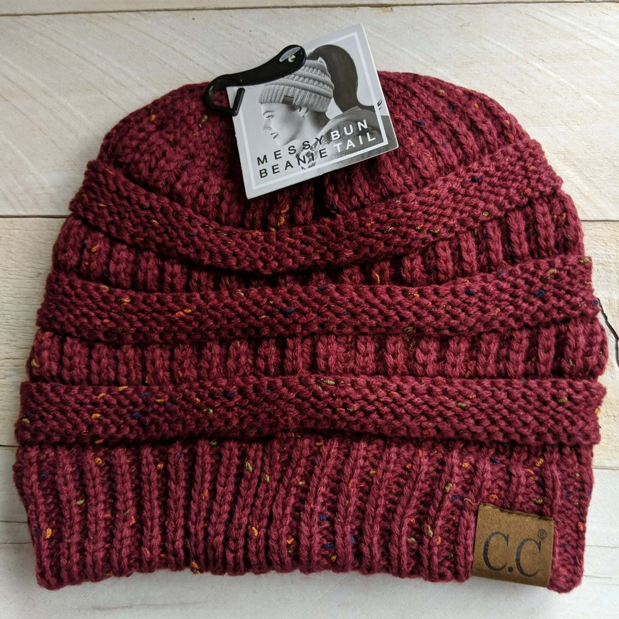 C.C Messy Bun Beanie