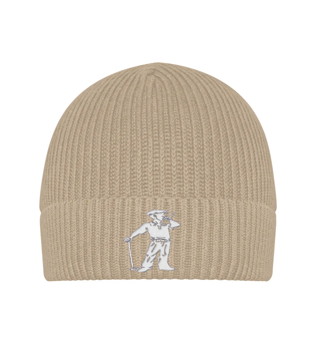 Cigar Golfer Beanie  - Fisherman Beanie ST/ST with Embroidery