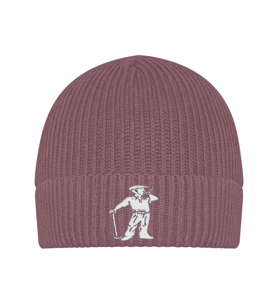 Cigar Golfer Beanie  - Fisherman Beanie ST/ST with Embroidery