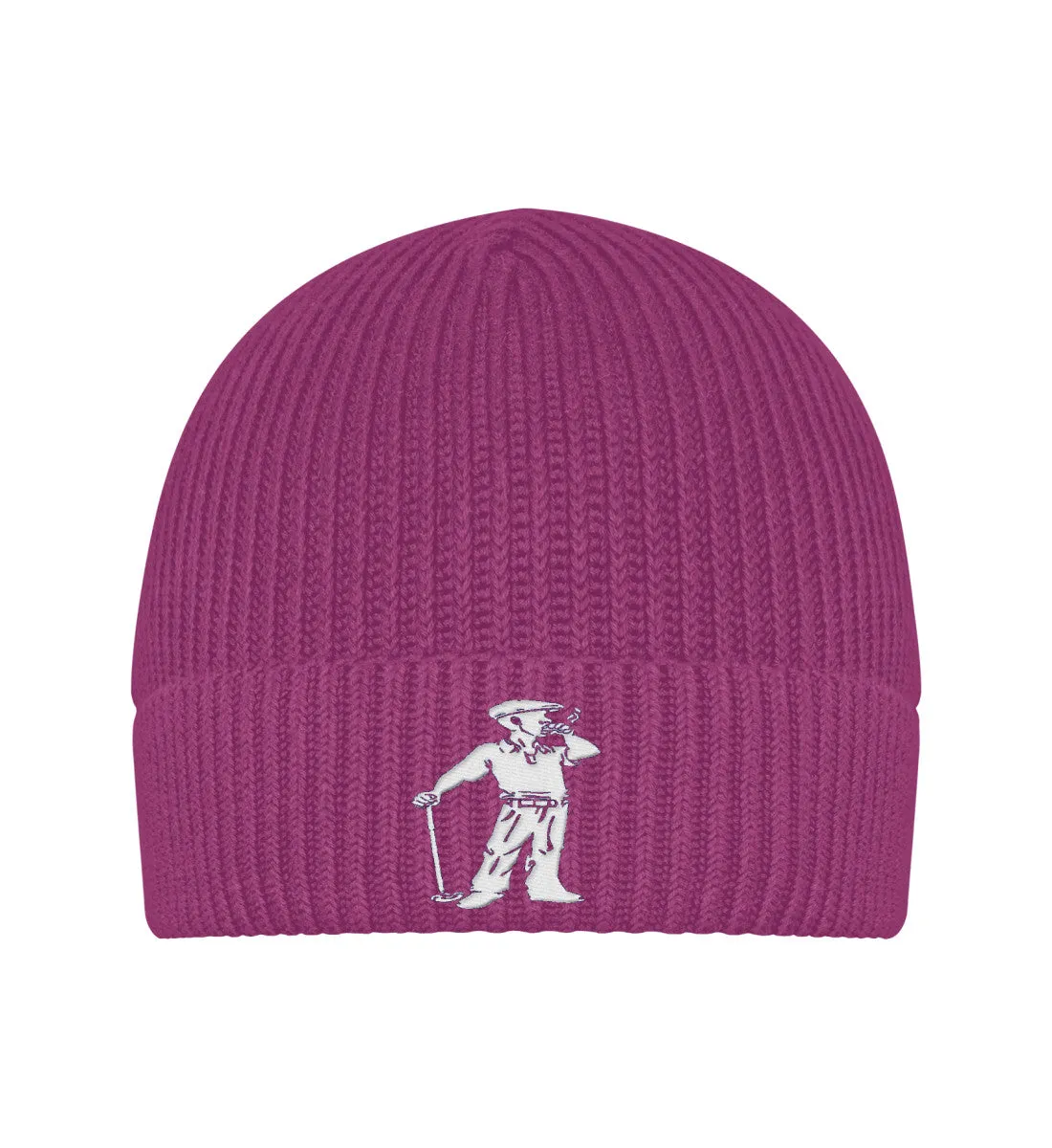 Cigar Golfer Beanie  - Fisherman Beanie ST/ST with Embroidery