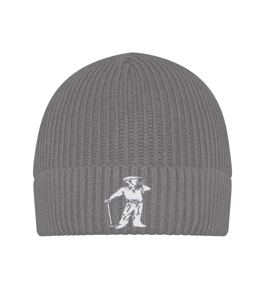 Cigar Golfer Beanie  - Fisherman Beanie ST/ST with Embroidery