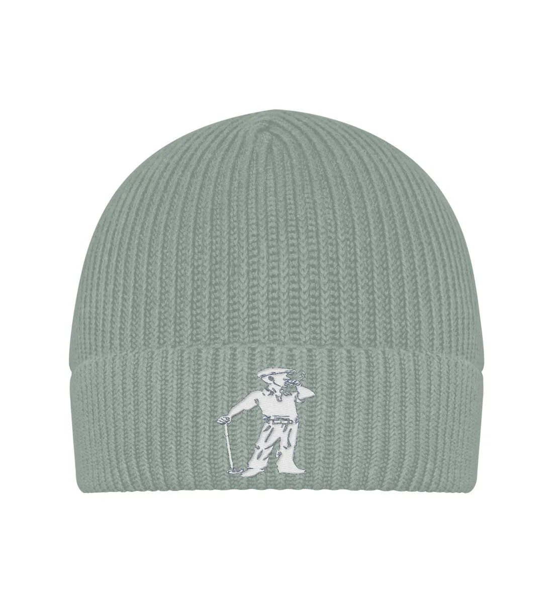 Cigar Golfer Beanie  - Fisherman Beanie ST/ST with Embroidery