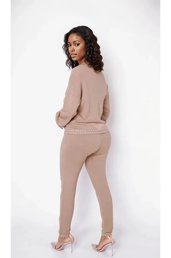 Classy Lady Tan 2pc Set
