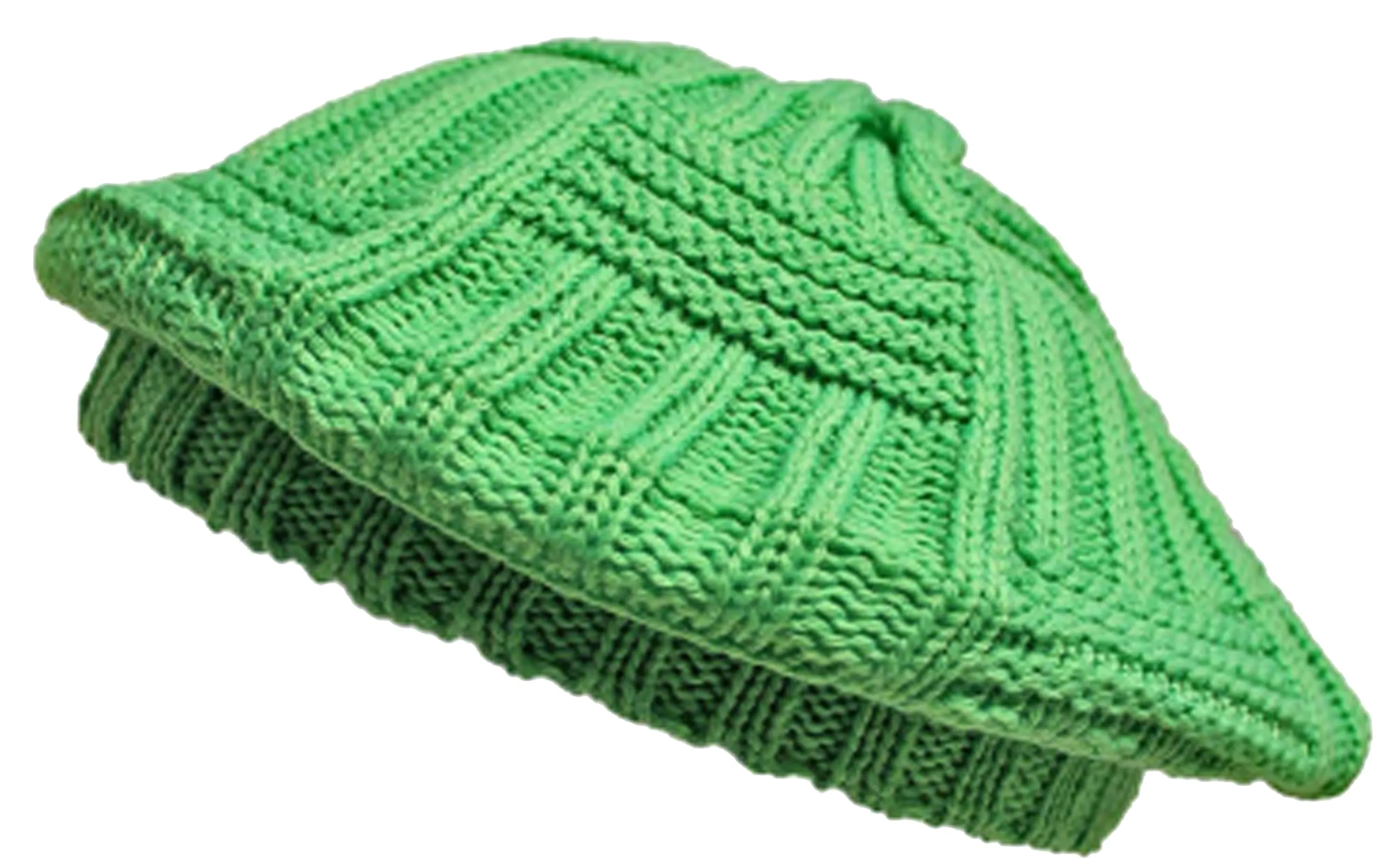 CLEARANCE Winter Crochet Beret Hat, Cold Weather Knitted Slouchy, Ladies Fashion, Vibrant Colors