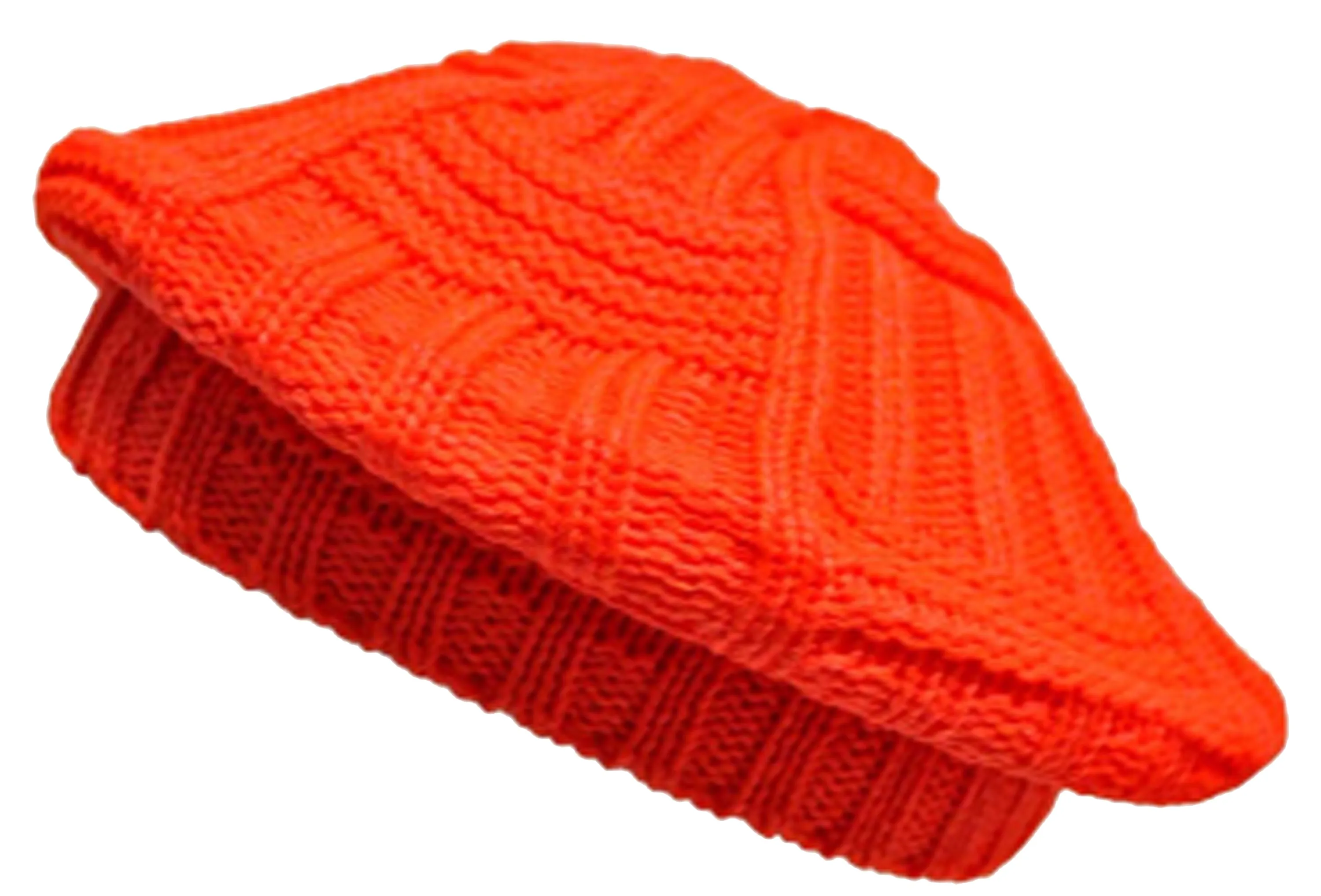 CLEARANCE Winter Crochet Beret Hat, Cold Weather Knitted Slouchy, Ladies Fashion, Vibrant Colors