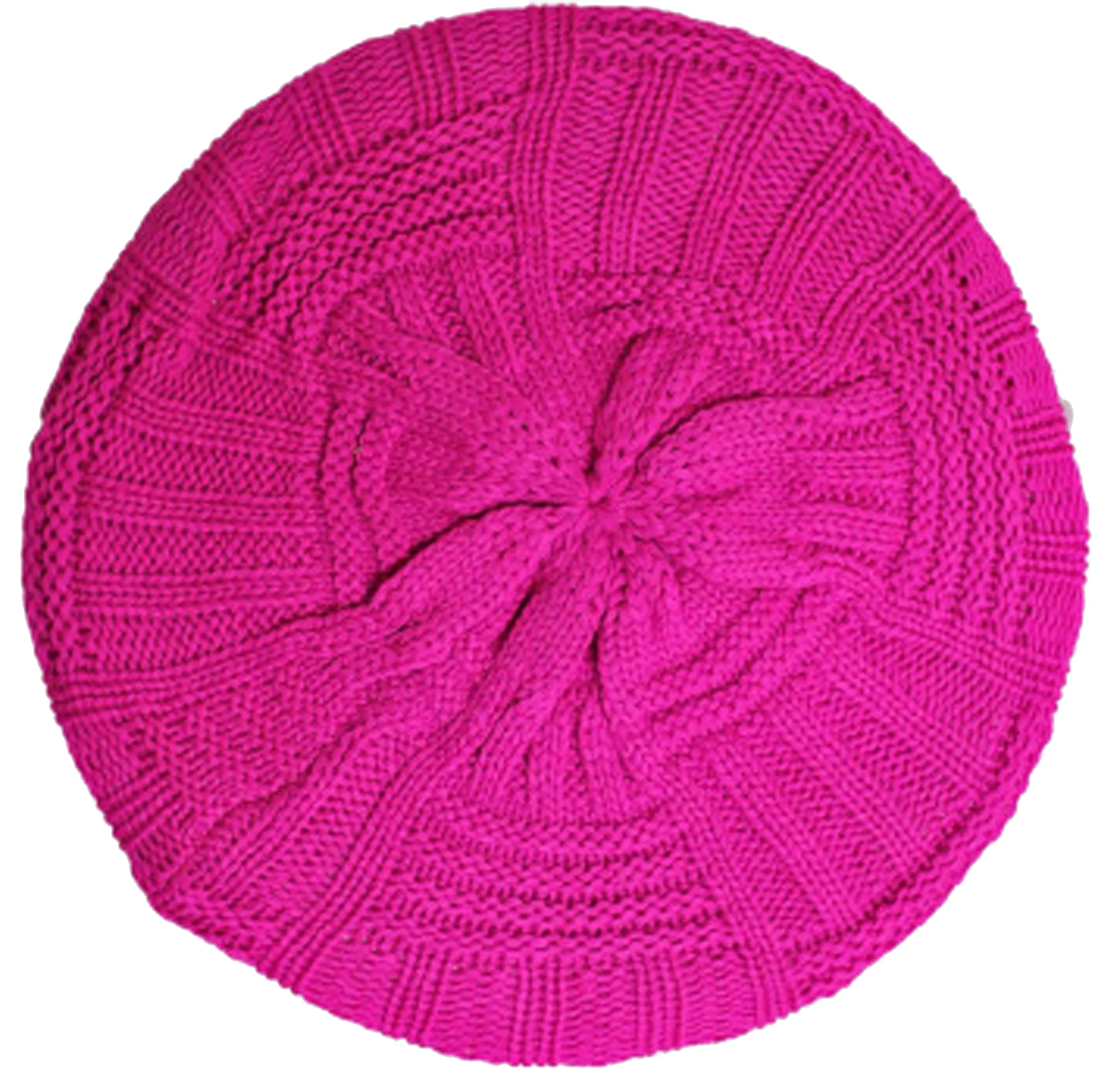 CLEARANCE Winter Crochet Beret Hat, Cold Weather Knitted Slouchy, Ladies Fashion, Vibrant Colors