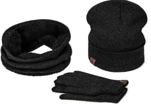 Collar Scarf   Gloves   Knitted Skullies Beanie Set or winter - Dark Grey,Rose Red,Coffee,Grey,Light Grey,Black