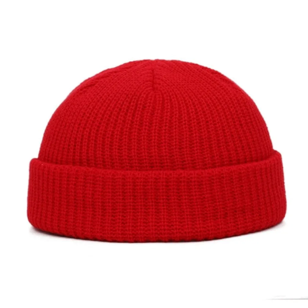 ContiNent 33 Knitted Hats for Women Black Beanie Hat Winter Men's Hats Women Beanies For Ladies Skullcap Solid Cap Knitted Thick hat