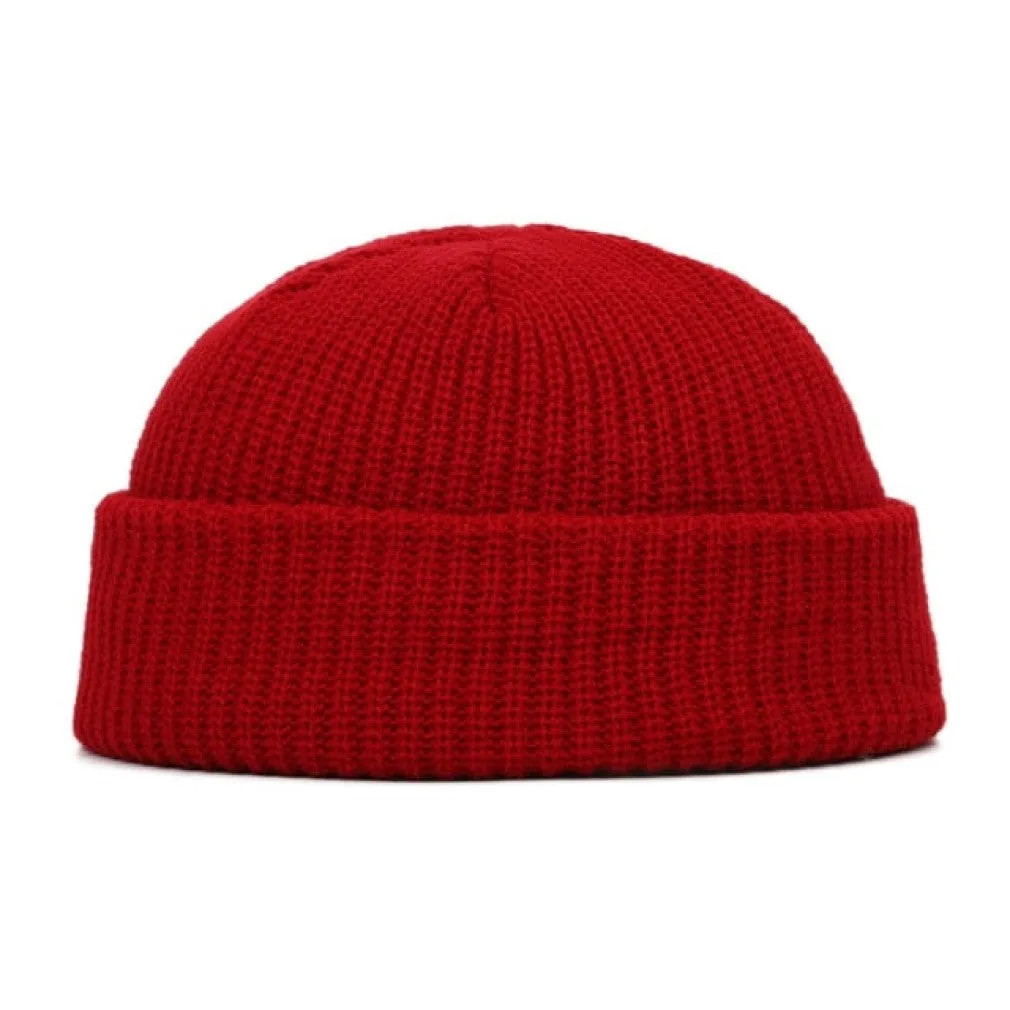 ContiNent 33 Knitted Hats for Women Black Beanie Hat Winter Men's Hats Women Beanies For Ladies Skullcap Solid Cap Knitted Thick hat