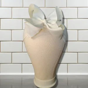 Cream Turban Bow Headband