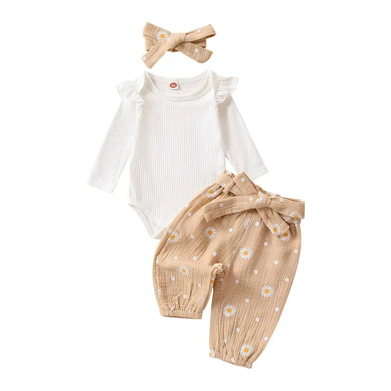 Daisy Print Set with Headband