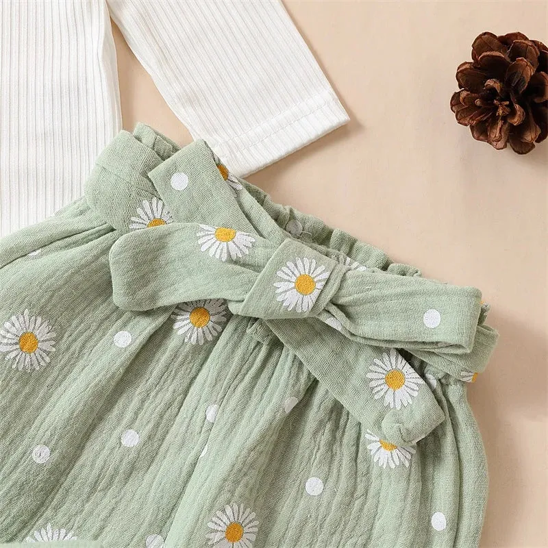 Daisy Print Set with Headband