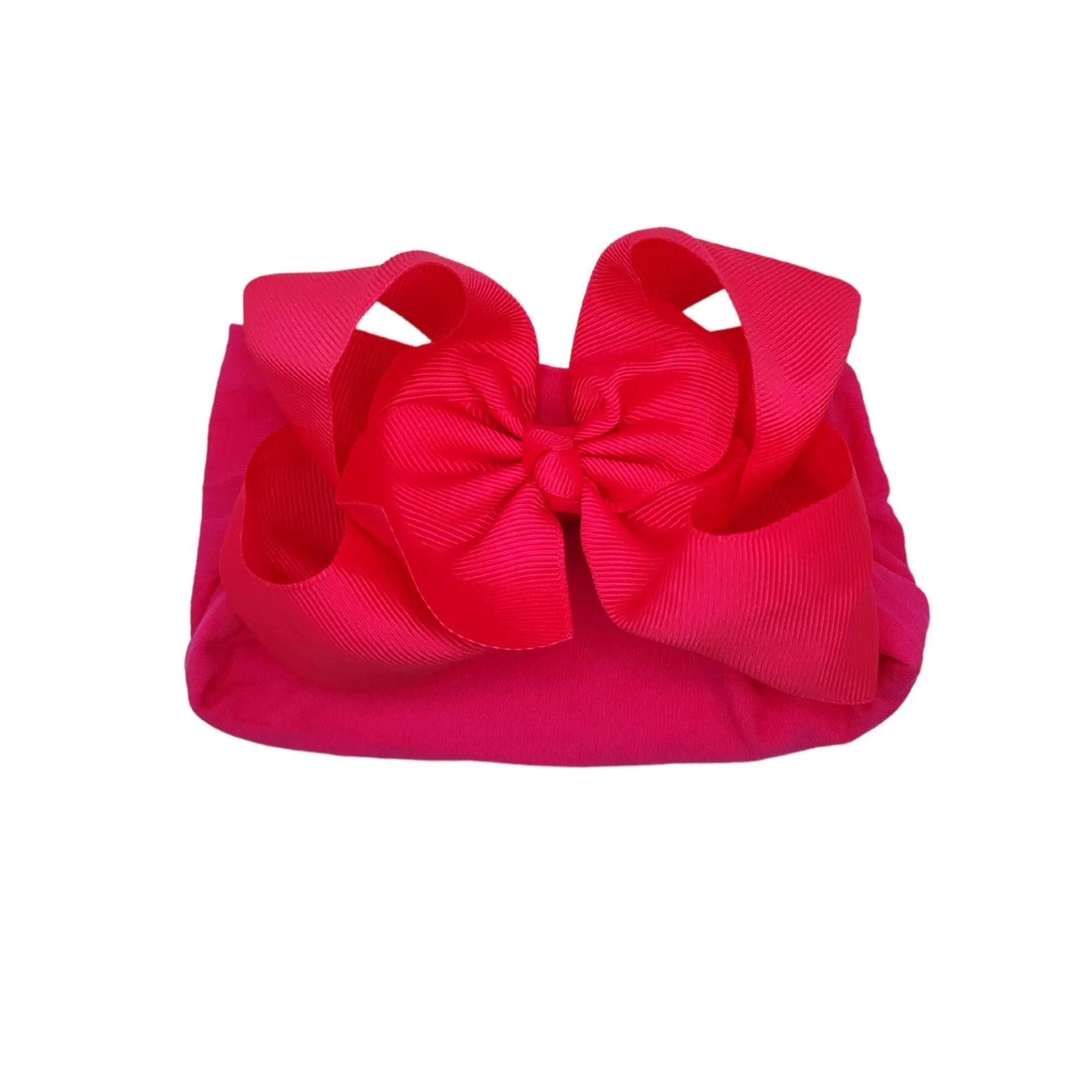 Dark Pink - Turban Bow Headband