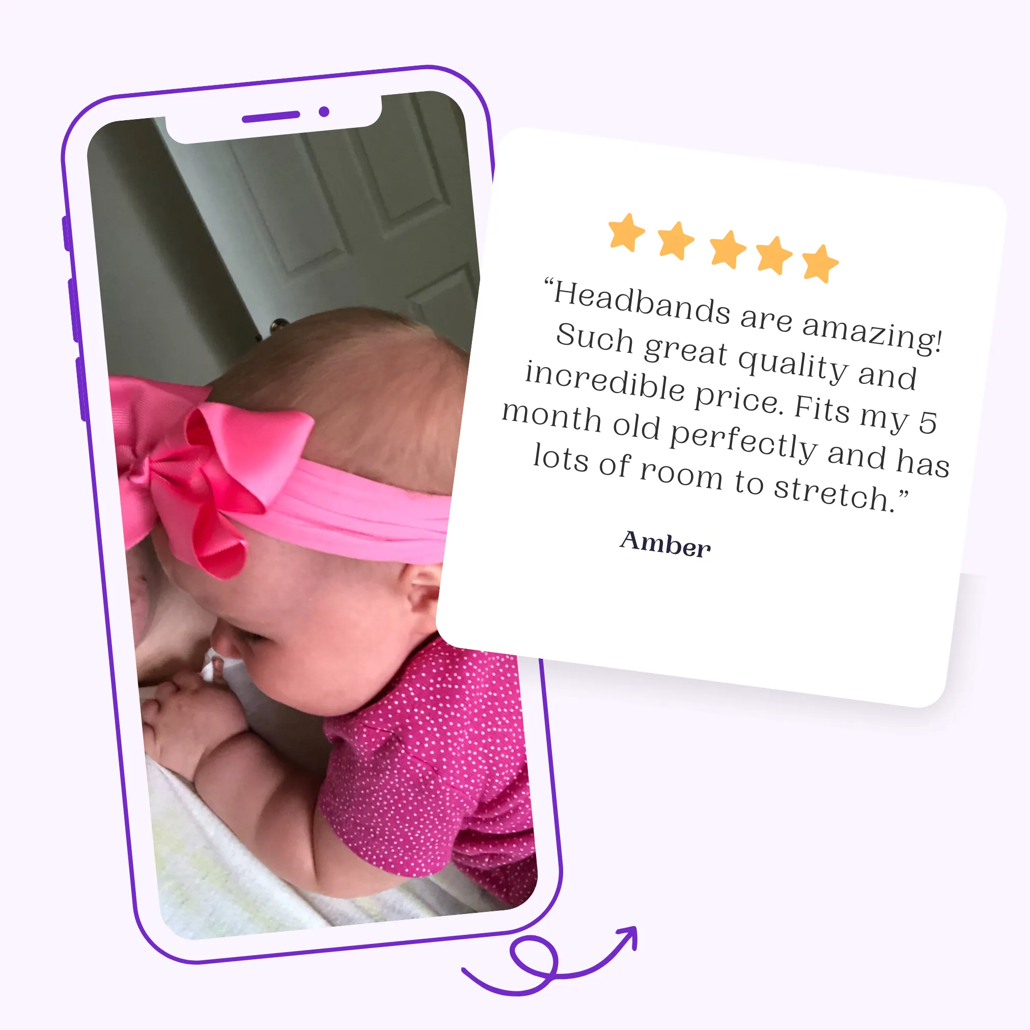 Dark Pink - Turban Bow Headband
