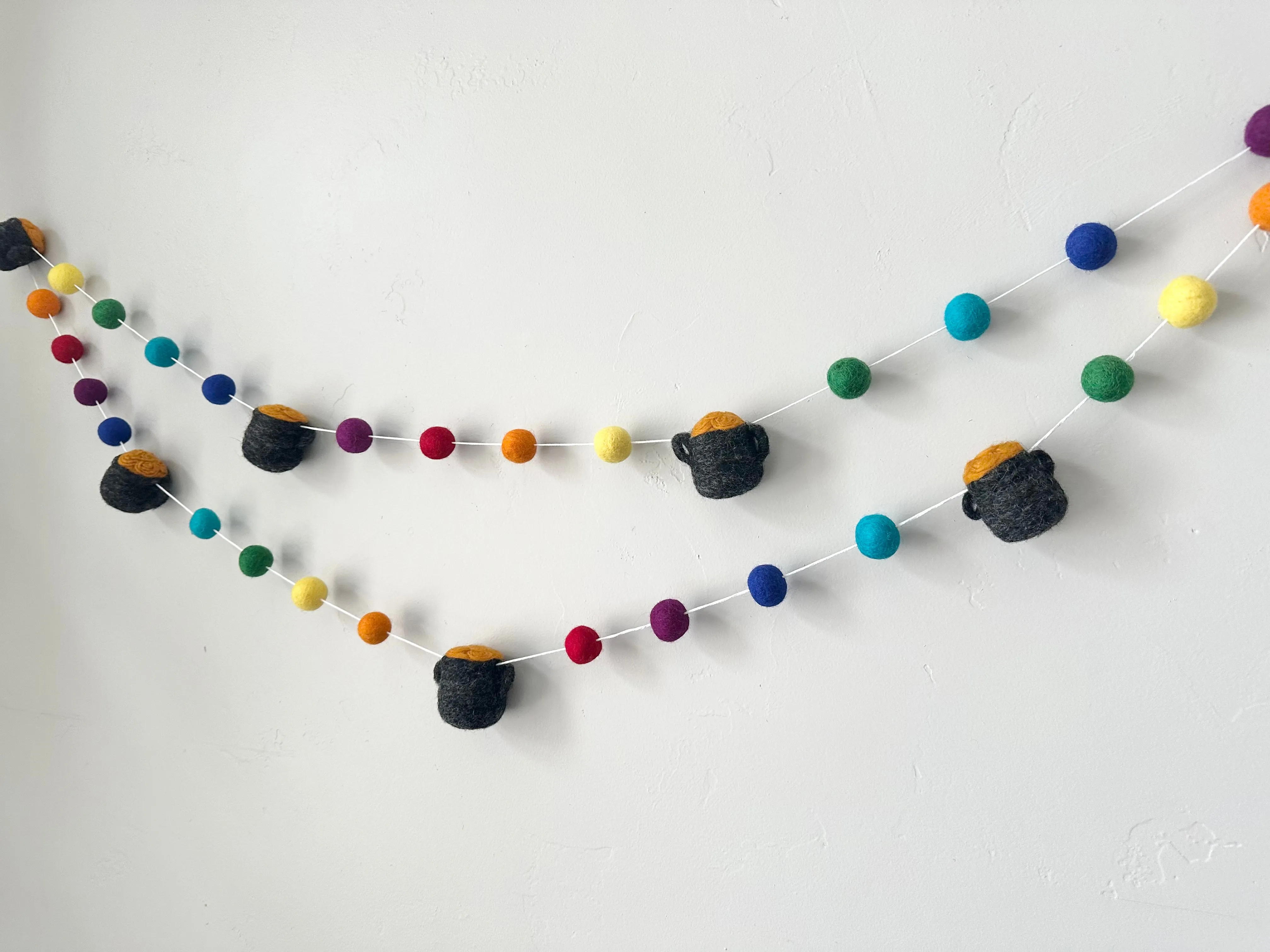 Gold at the end of the Rainbow Garland