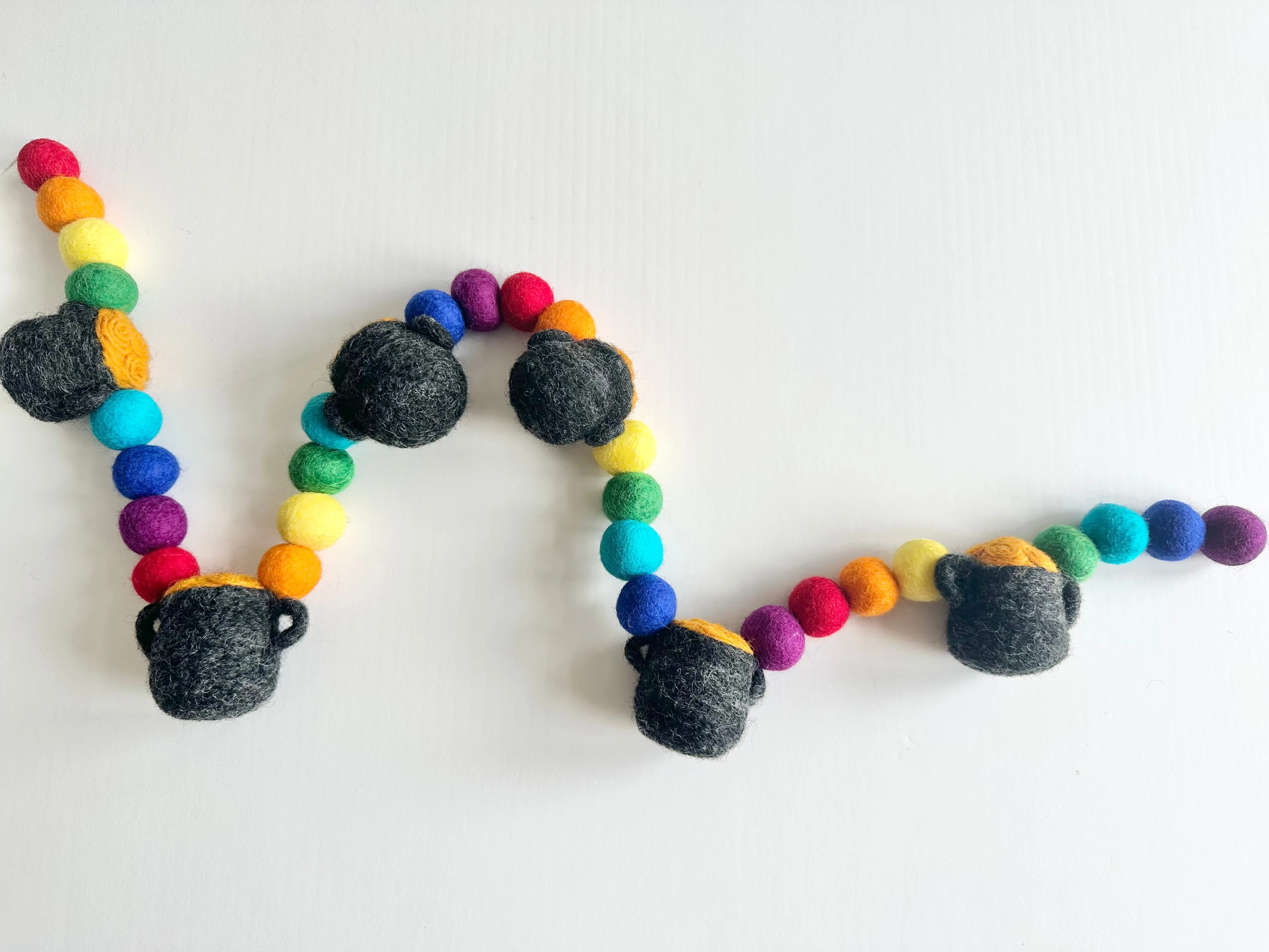 Gold at the end of the Rainbow Garland