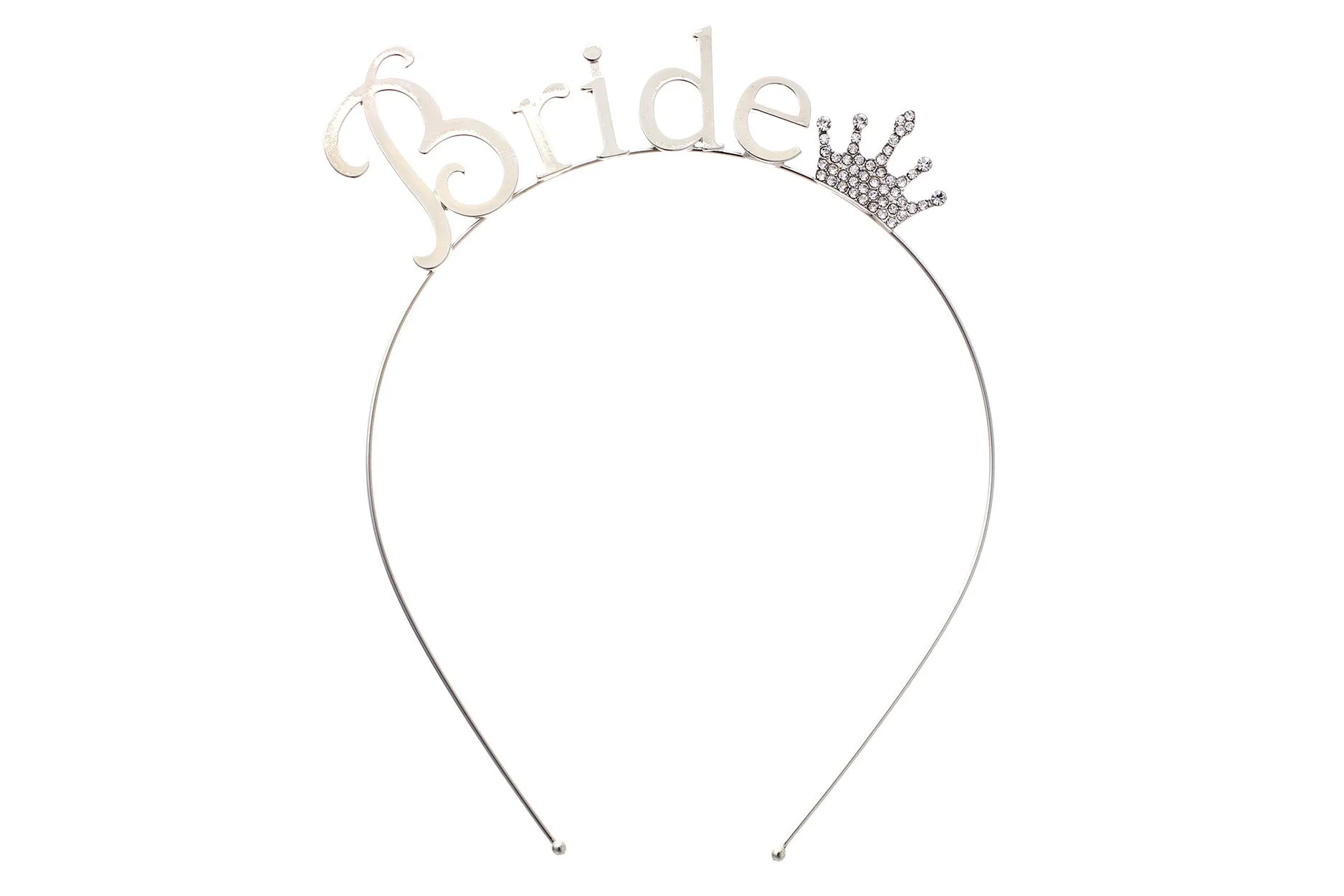 Gold or Silver Bride Crown Headband
