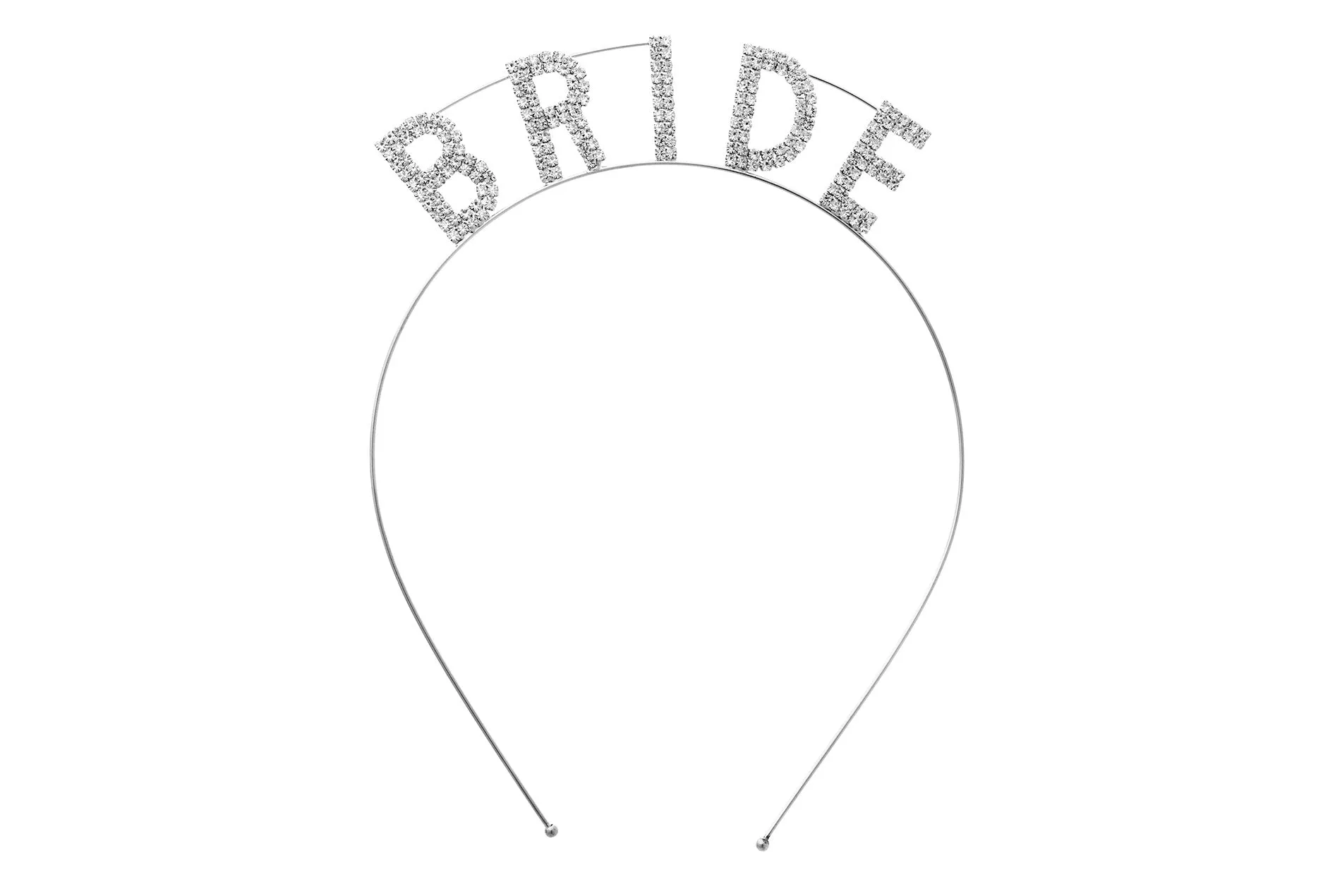 Gold or Silver Bride Headband