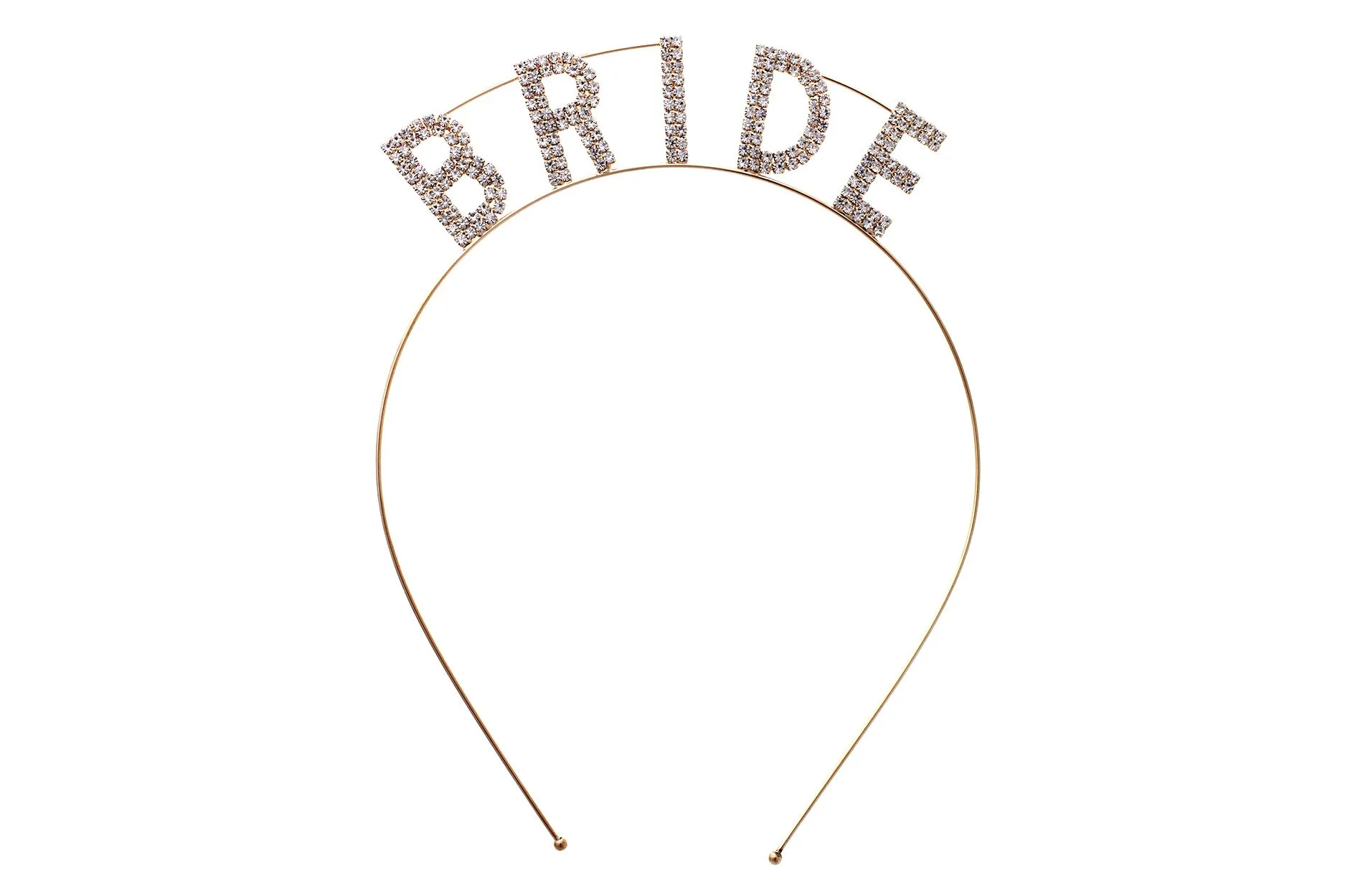 Gold or Silver Bride Headband