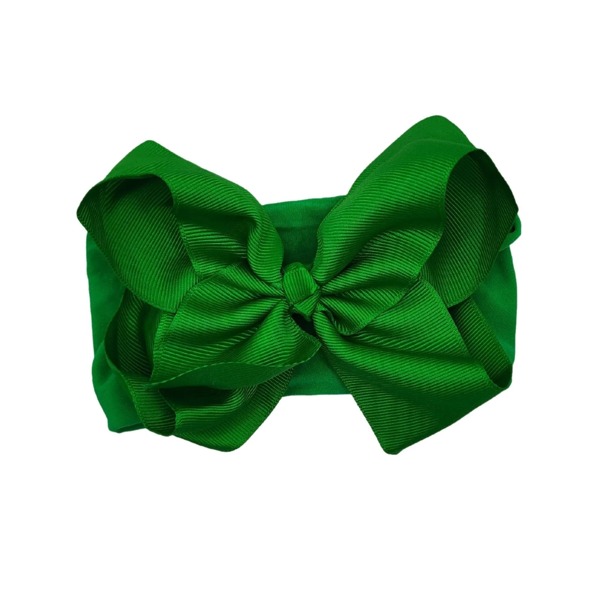 Green Turban Bow Headband