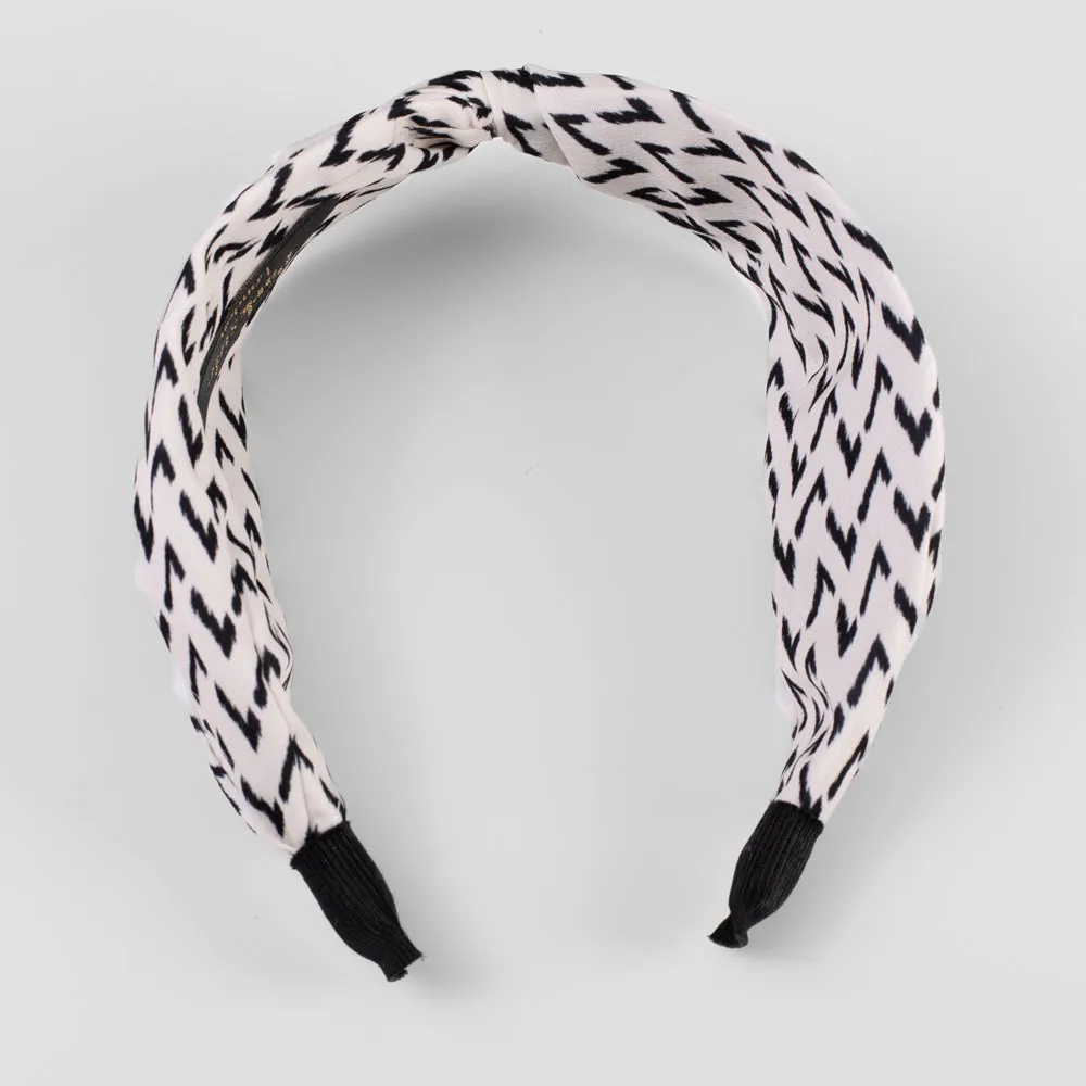 Handmade Zig Zag Print Headband