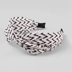 Handmade Zig Zag Print Headband