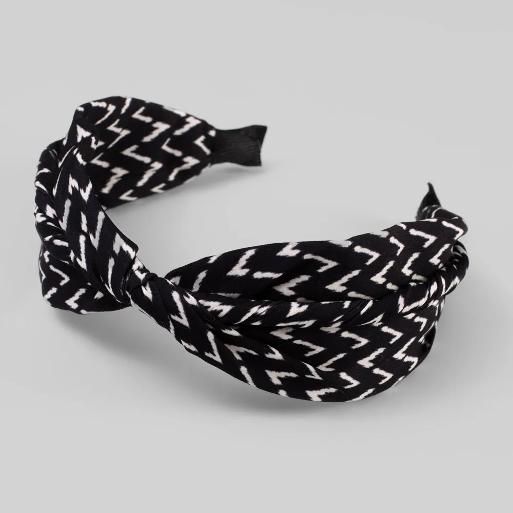 Handmade Zig Zag Print Headband