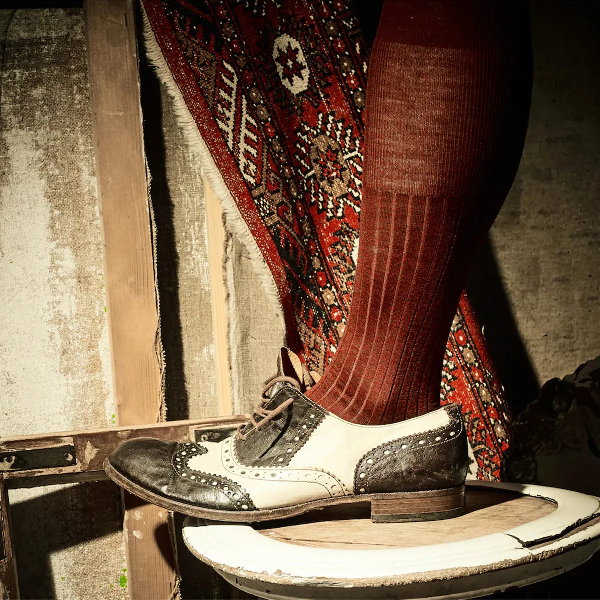 Hermani Merino Knee-High Bordeaux