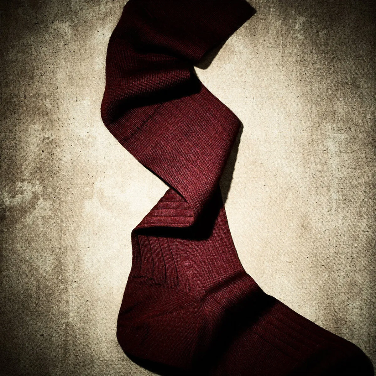 Hermani Merino Knee-High Bordeaux