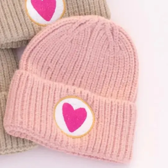 Kids Heart Beanie
