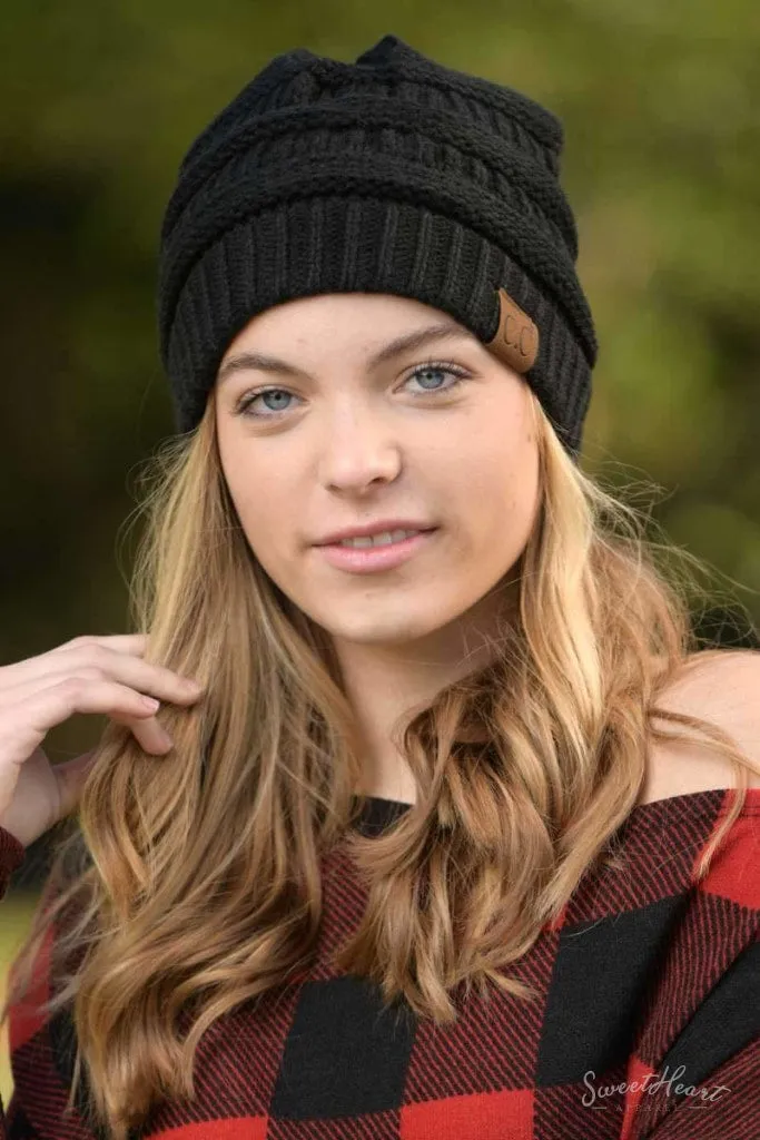 Knit Me With Your Best Shot - Solid Knit Beanies
