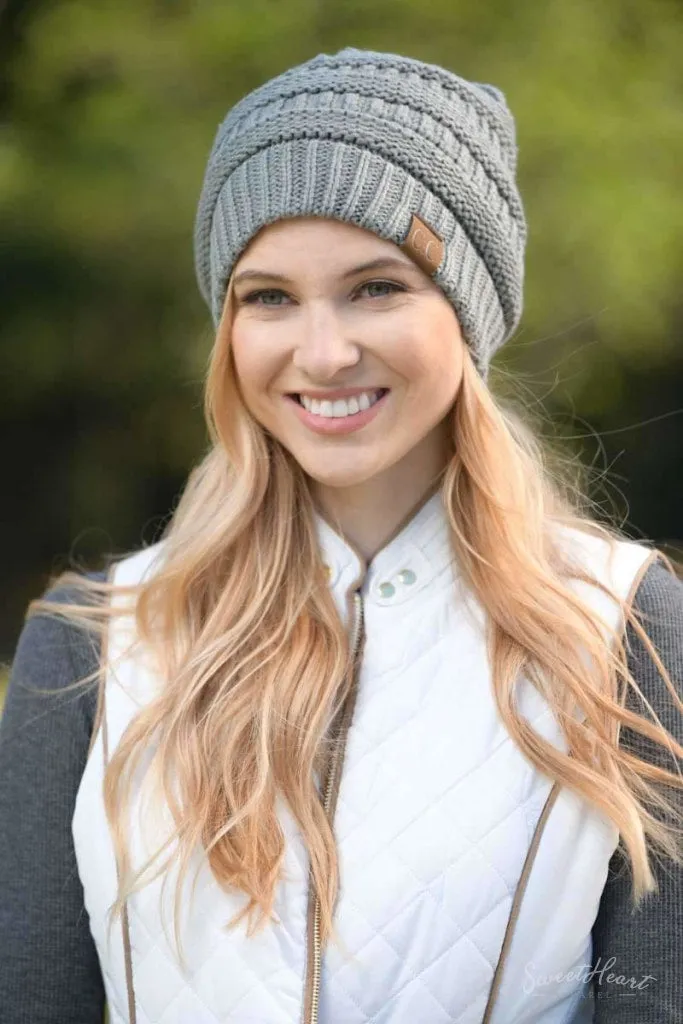Knit Me With Your Best Shot - Solid Knit Beanies