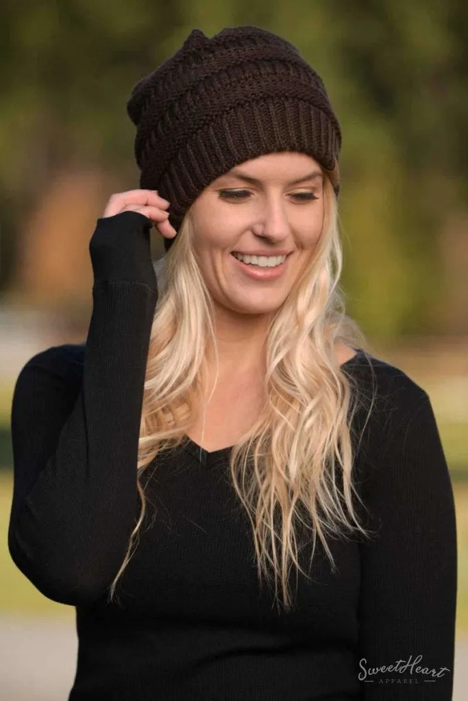 Knit Me With Your Best Shot - Solid Knit Beanies